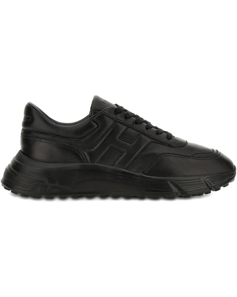 Hogan Hyperlight Sneakers mit Logo - Schwarz Schwarz