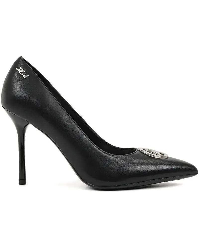 Karl Lagerfeld Pumps mit spitzer Kappe - Schwarz Schwarz