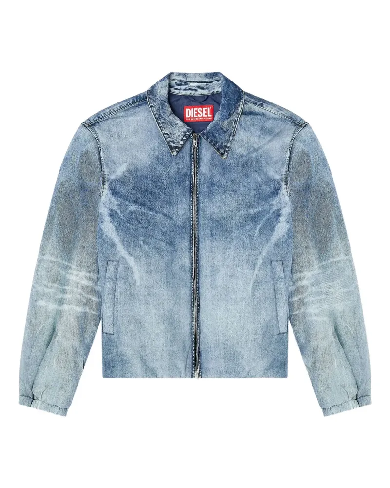 Diesel Jacke im Jeans-Look - Blau Blau