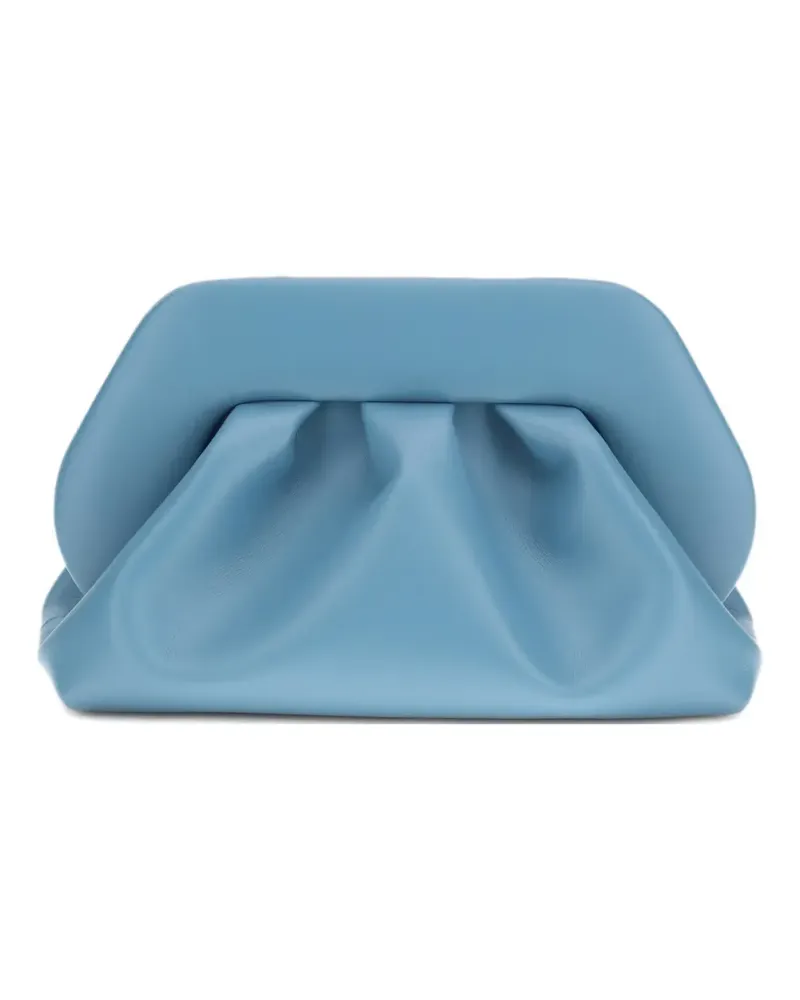 THEMOIRÈ medium Bios gathered clutch bag - Blau Blau