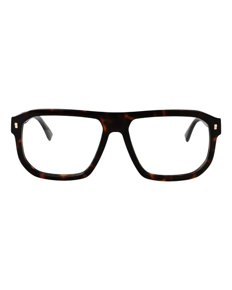 Dsquared2 D2 0146 Brille mit eckigem Gestell - Braun Braun