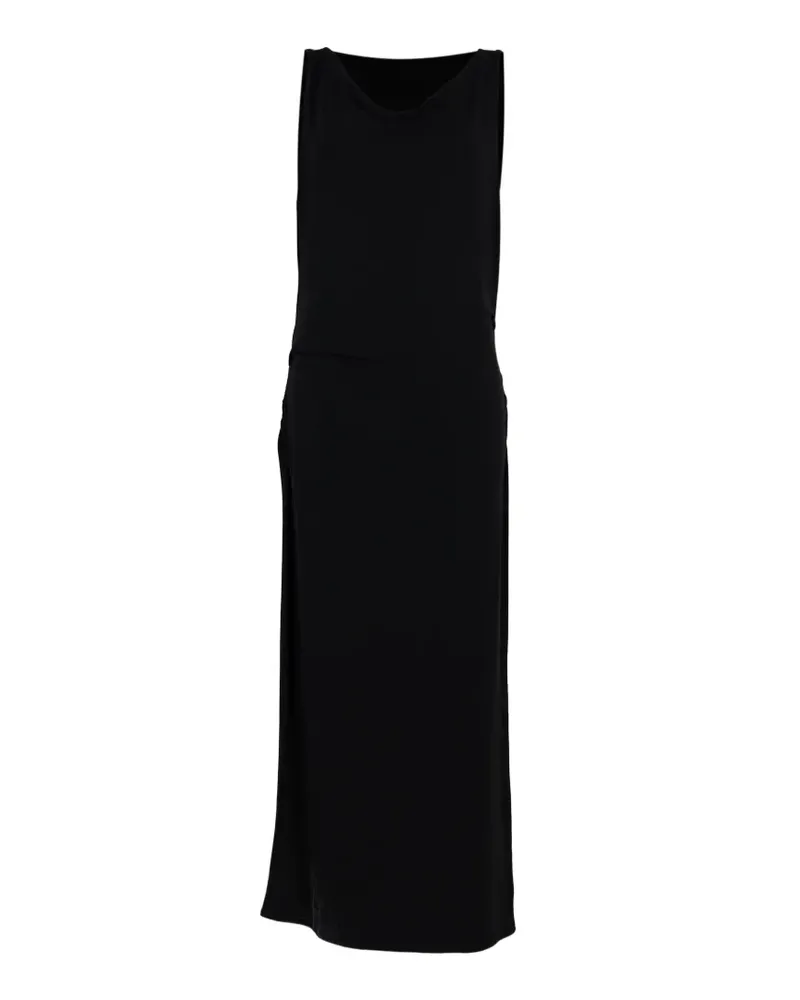 Vince Matte cowl-neck sleeveless midi dress - Schwarz Schwarz
