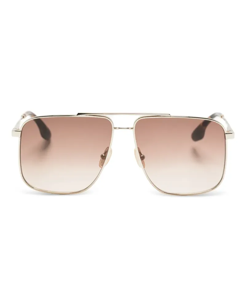 Victoria Beckham Pilotenbrille im Oversized-Look - Braun Braun