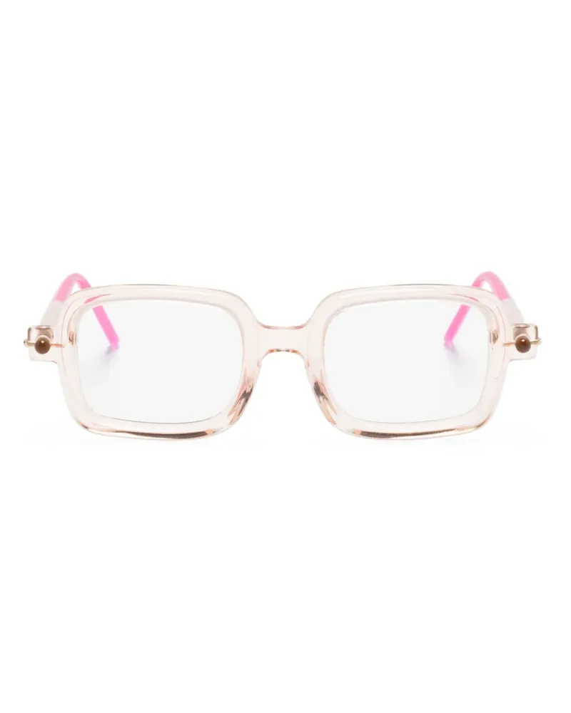KUBORAUM P2 Brille mit eckigem Gestell - Rosa Rosa