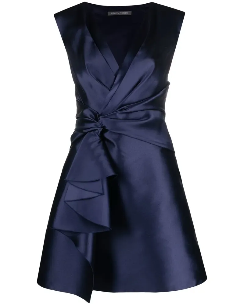 Alberta Ferretti Ärmelloses Kleid - Blau Blau