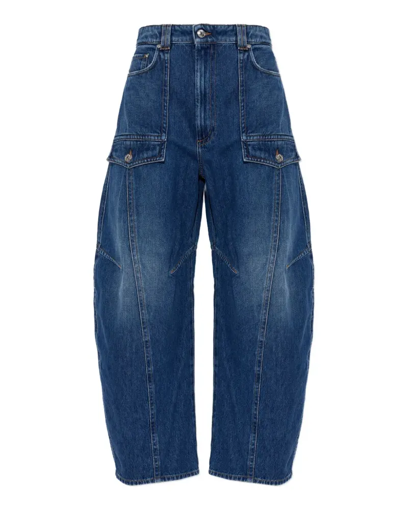 SPORTMAX Violino cargo-pocket jeans - Blau Blau