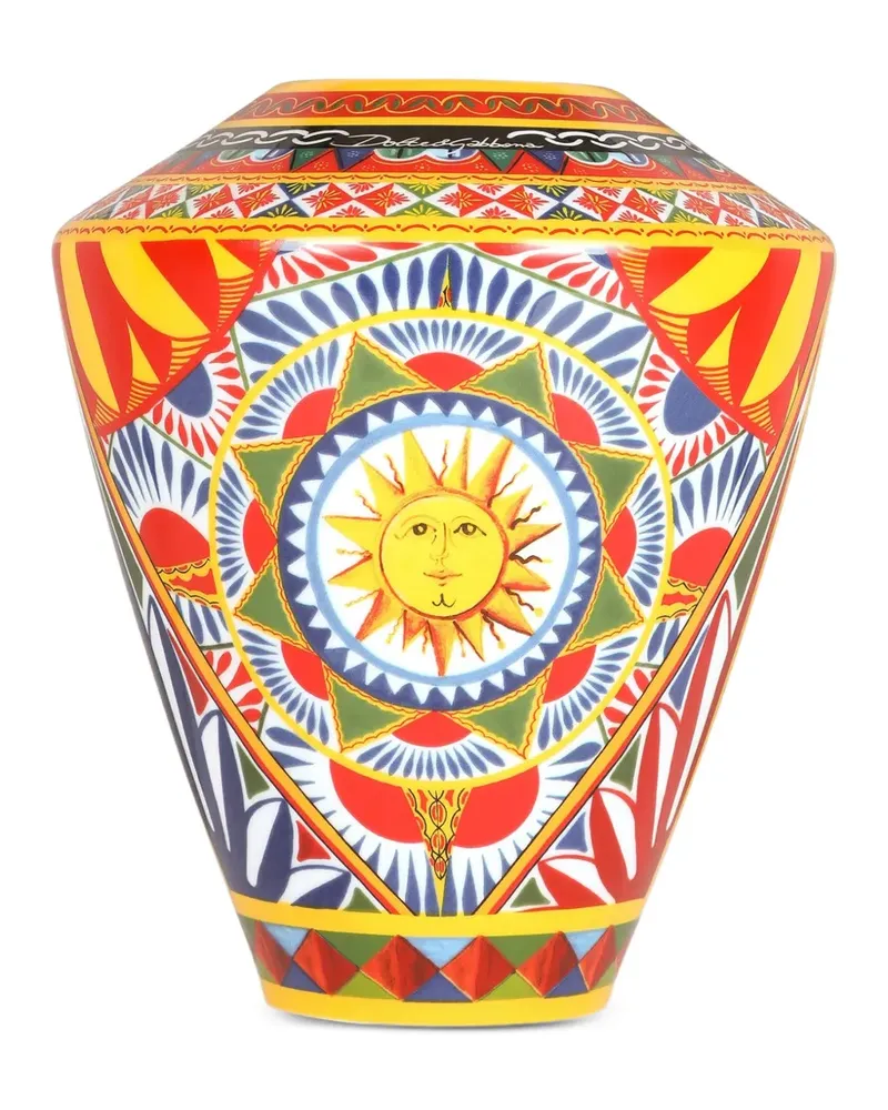 Dolce & Gabbana small sun amphora vase - Gelb Gelb