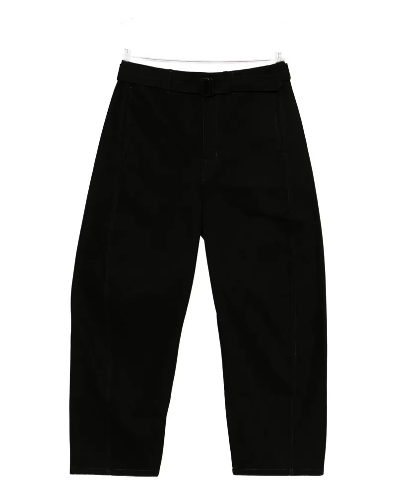 Christophe Lemaire Twisted Jeans mit Gürtel - Schwarz Schwarz