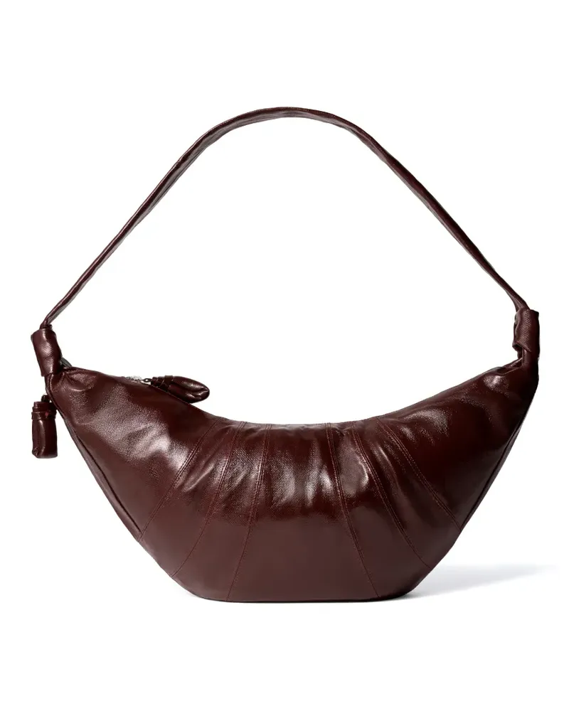 Christophe Lemaire Große Croissant Schultertasche - Braun Braun