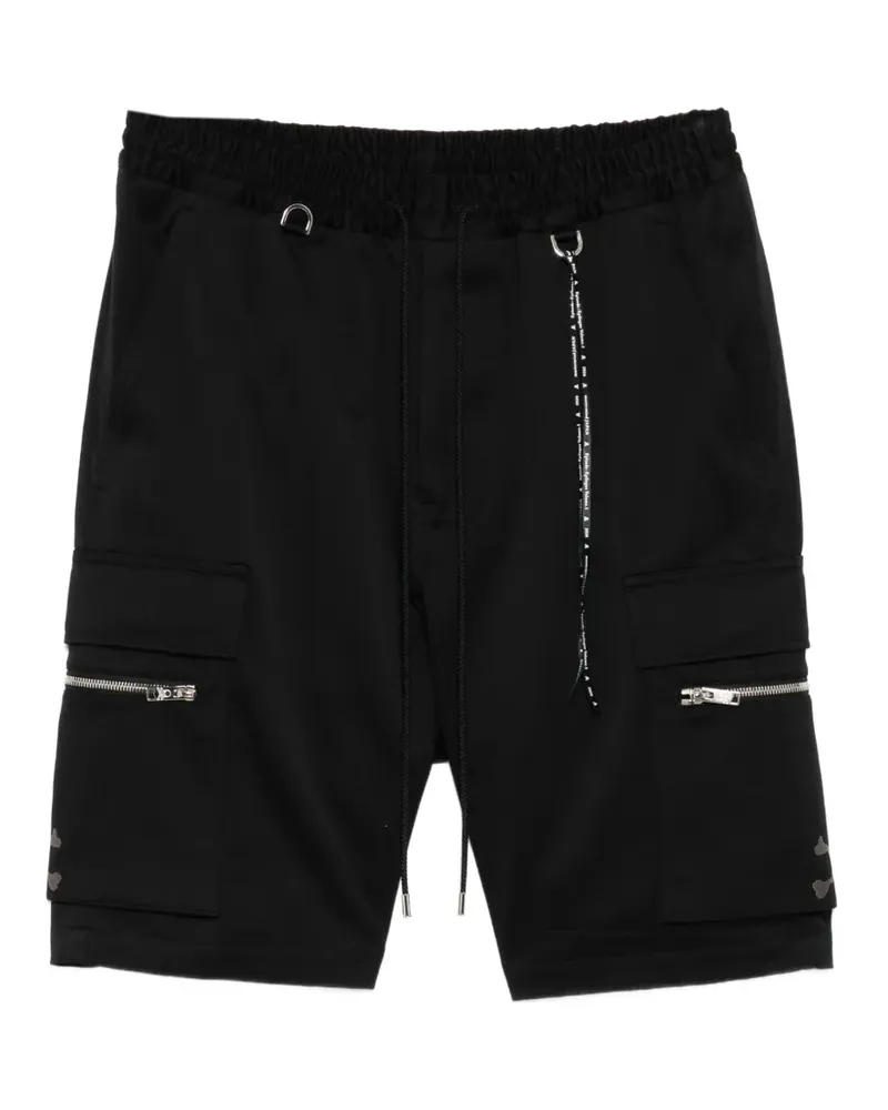 Mastermind Japan logo-embroidered cargo shorts - Schwarz Schwarz