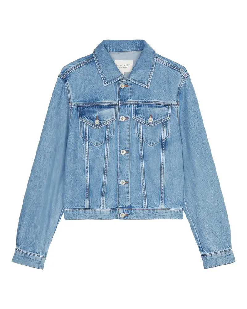 Marc O'Polo Ausgeblichene Jeansjacke - Blau Blau