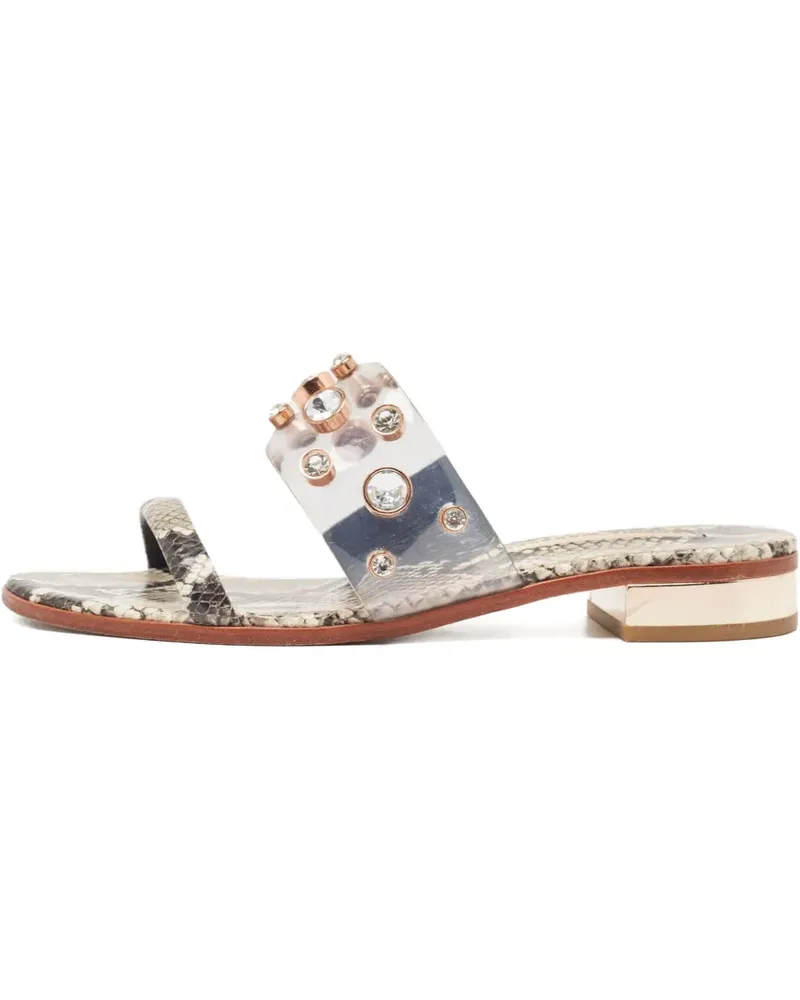 Sophia Webster Flache Dina Sandalen - Nude Nude