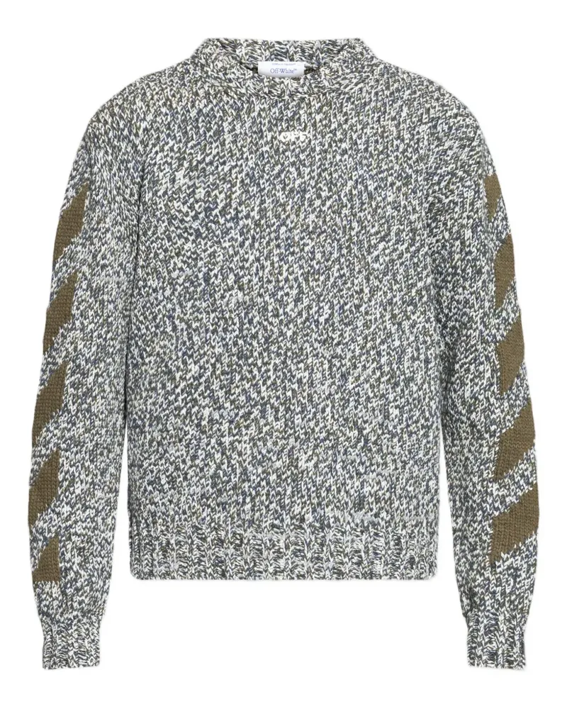 OFF-WHITE Pullover mit Pfeilmotiv - Grau Grau