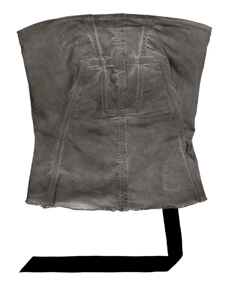 DRKSHDW by Rick Owens Bustier-Top - Grau Grau