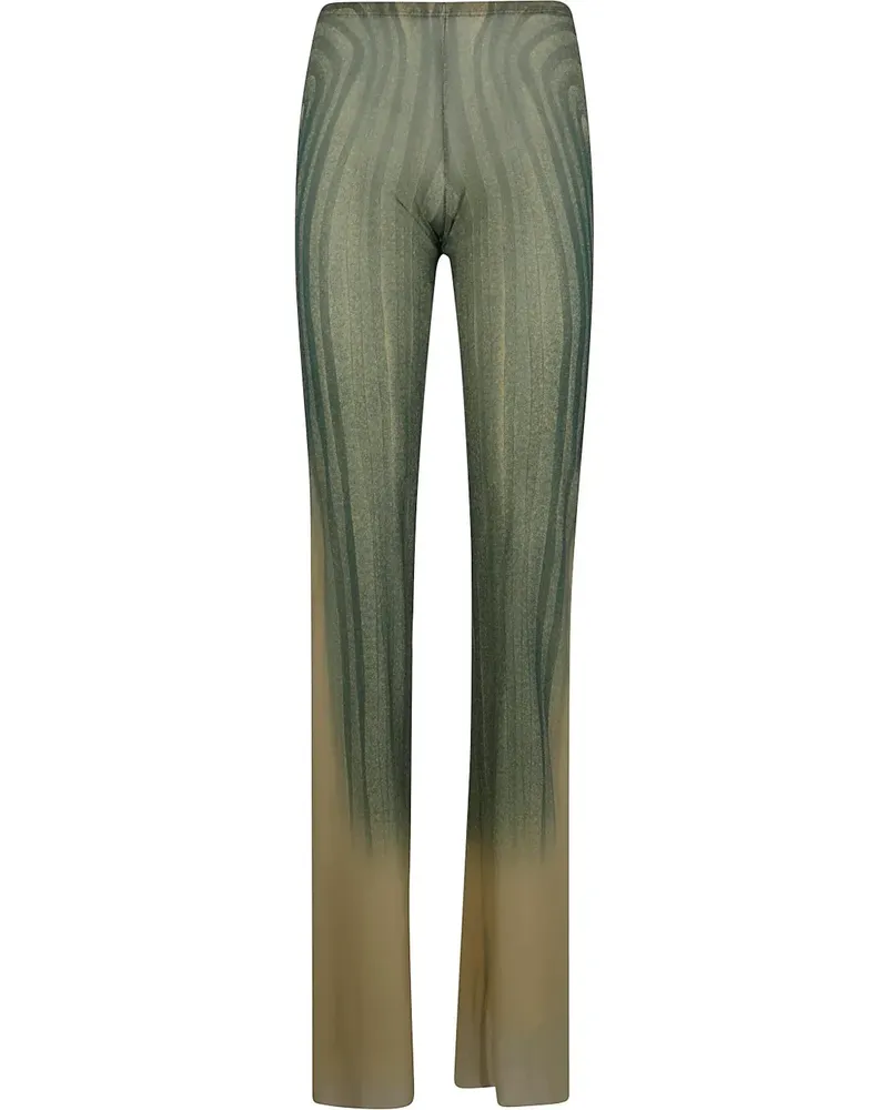 Jean Paul Gaultier Hose mit Spiral-Print - Blau Blau
