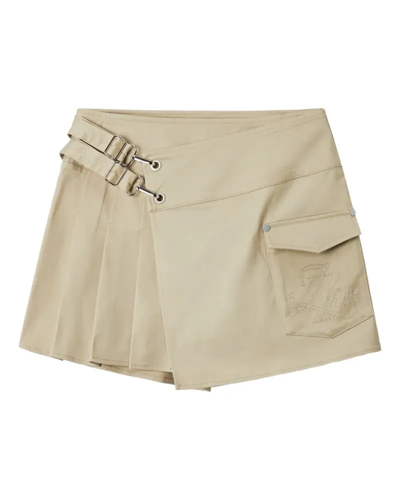 Izzue Shorts mit Falten - Nude Nude