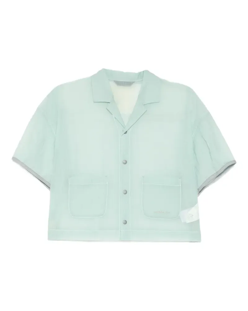 and wander sheer ripstop shirt - Grün Grün