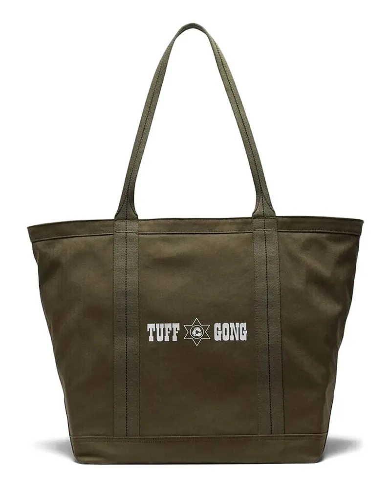 Herschel Supply Co. Bamfield Tote Bag mit Fischgrätendetail - Grün Grün