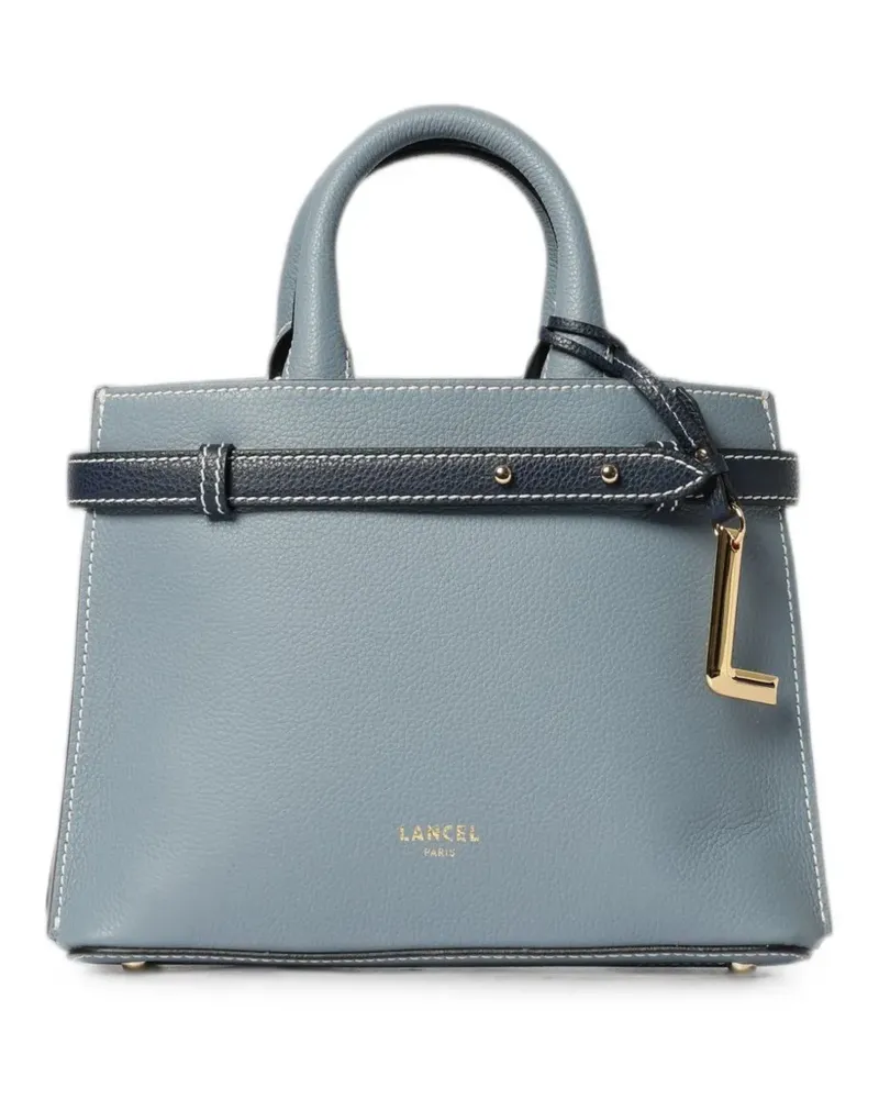 Lancel small Faubourg grained handbag - Blau Blau