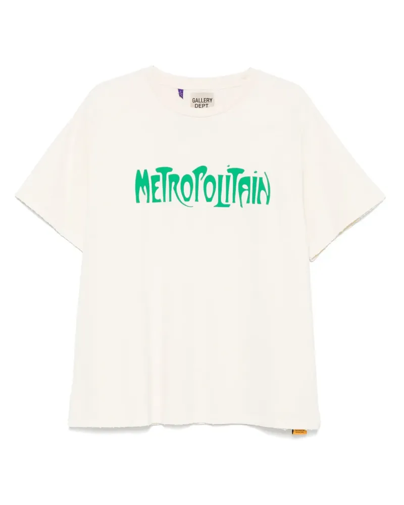 GALLERY DEPT. T-Shirt mit Logo-Print - Nude Nude