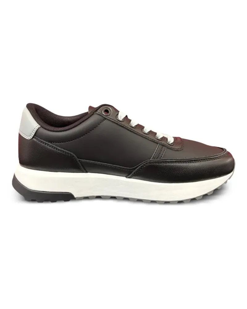 Calvin Klein Sneakers mit runder Kappe - Schwarz Schwarz