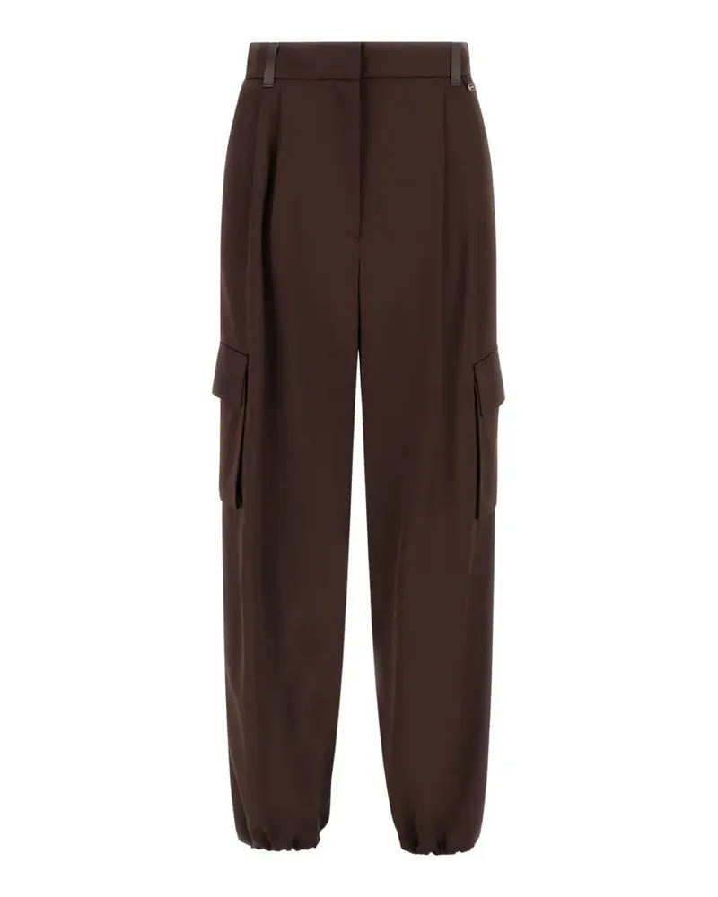 Herno Tapered-Hose mit Cargotaschen - Braun Braun
