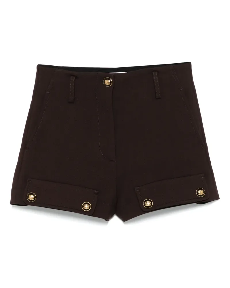 Sandro Shorts mit hohem Bund - Braun Braun