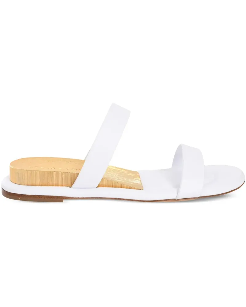 Casadei Sandalen aus Leder - Weiß Weiß