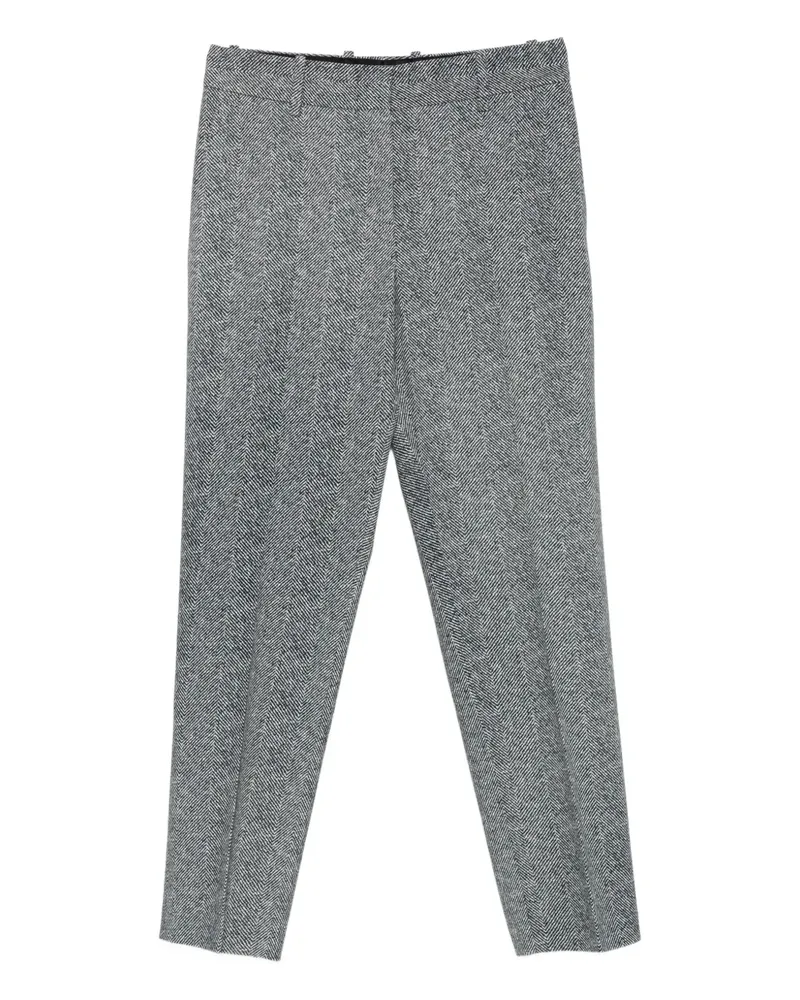 Ermanno Scervino Hose mit Fischgrätenmuster - Grau Grau