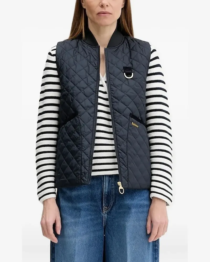 Barbour Gesteppte Weste - Blau Blau