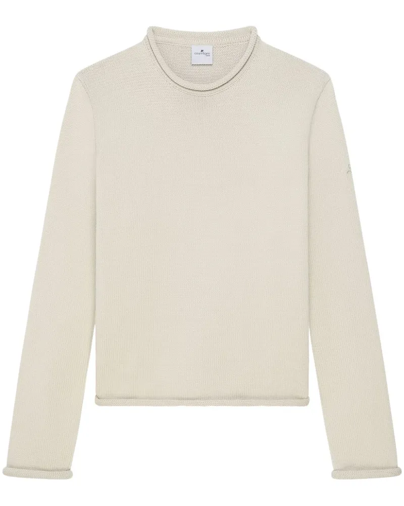 Courrèges Gestrickter Pullover - Nude Nude