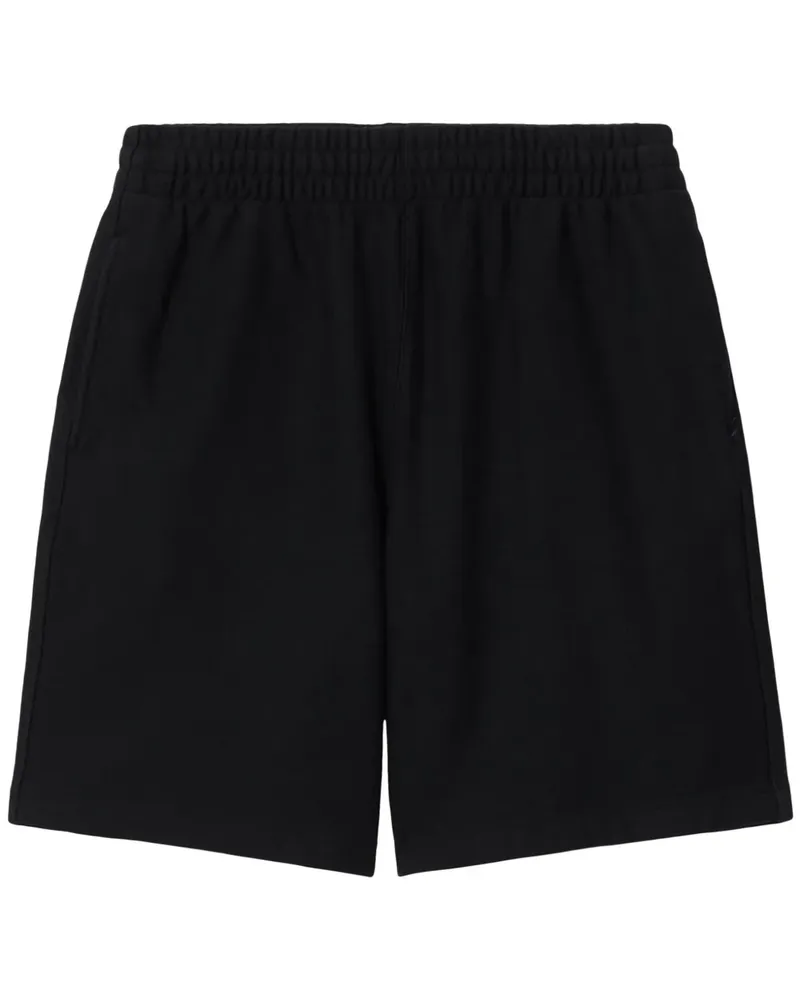 Burberry Shorts mit Logo-Applikation - Schwarz Schwarz