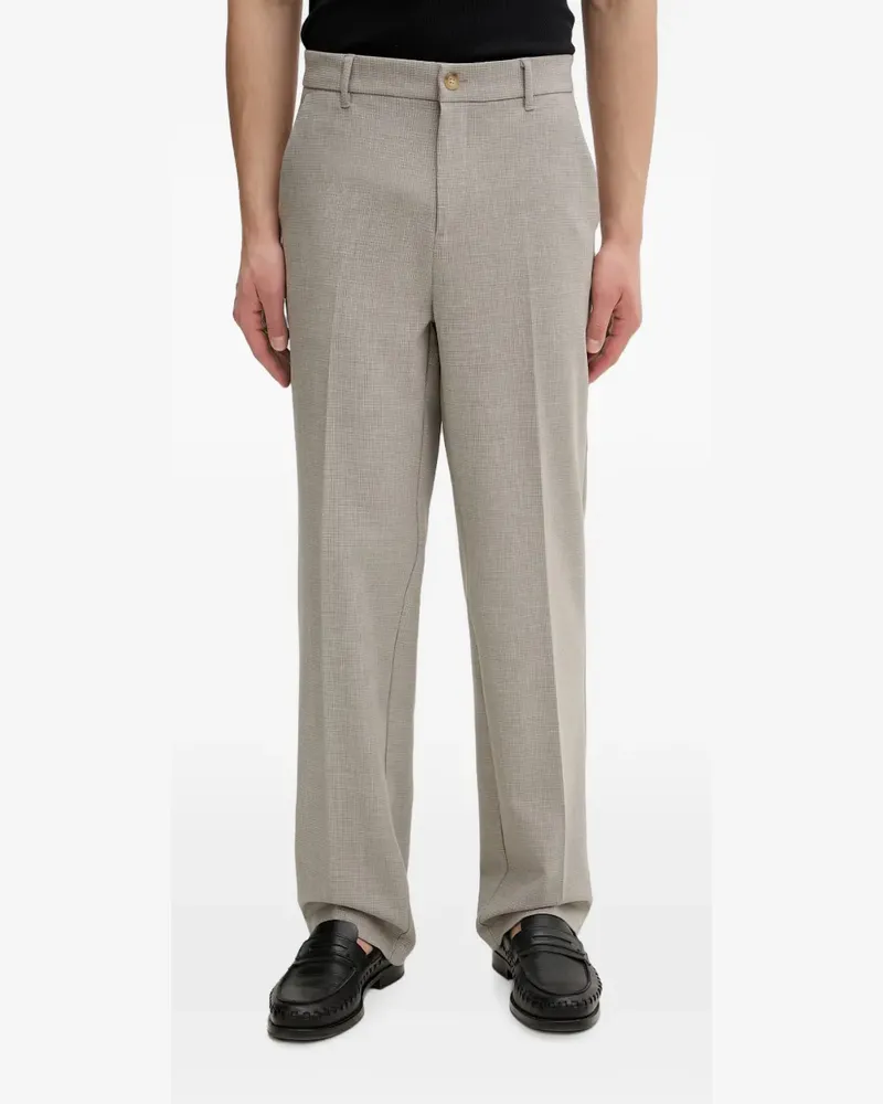 LES DEUX check-pattern tailored trousers - Nude Nude