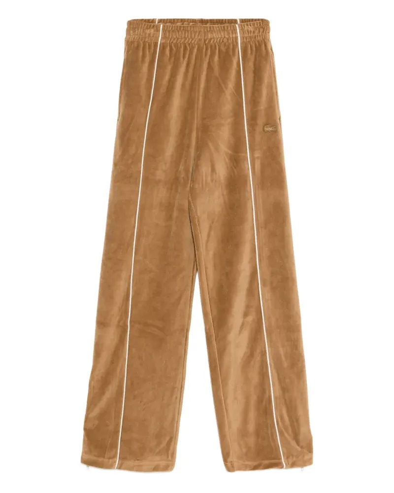 Lacoste Hose mit Logo-Stickerei - Braun Braun