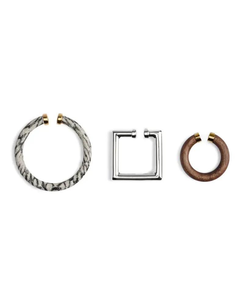 Jacquemus Ear Cuffs (3er-Set) - Silber Silber