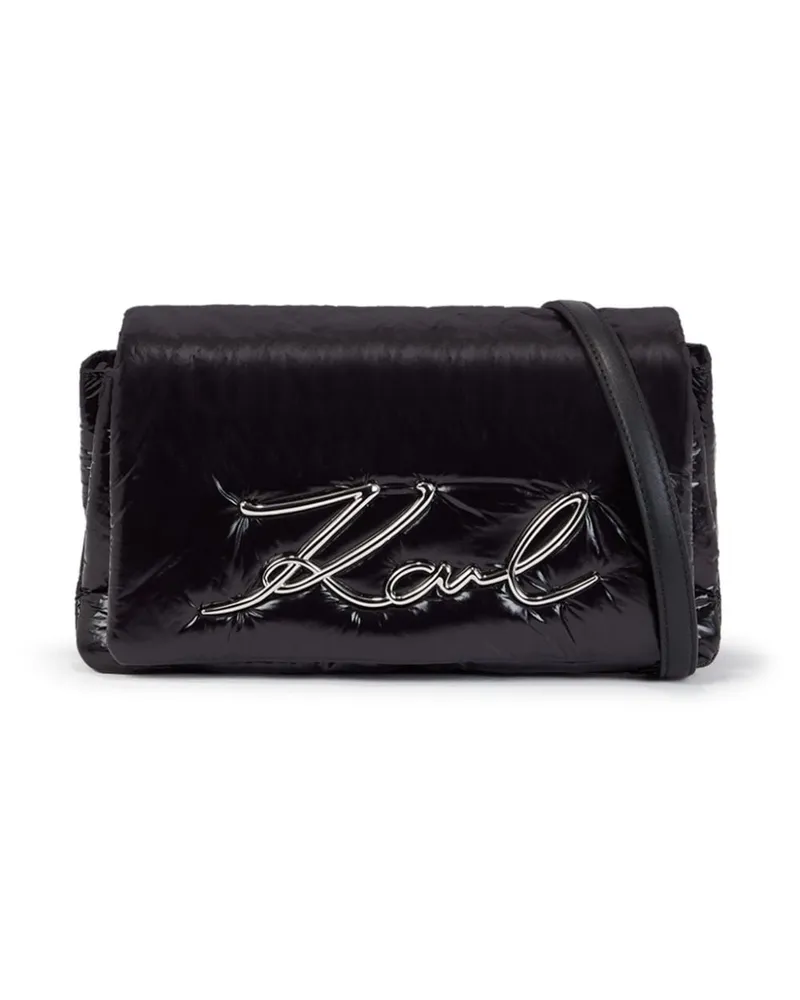 Karl Lagerfeld K/Signature Schultertasche - Schwarz Schwarz