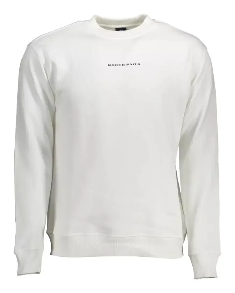 North Sails logo-print cotton sweater - Weiß Weiß