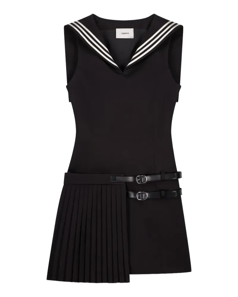 COPERNI Minikleid mit Falten - Schwarz Schwarz