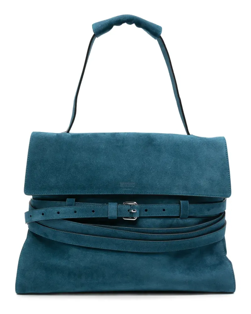 Moschino Tote Bag mit Schnallendetail - Blau Blau