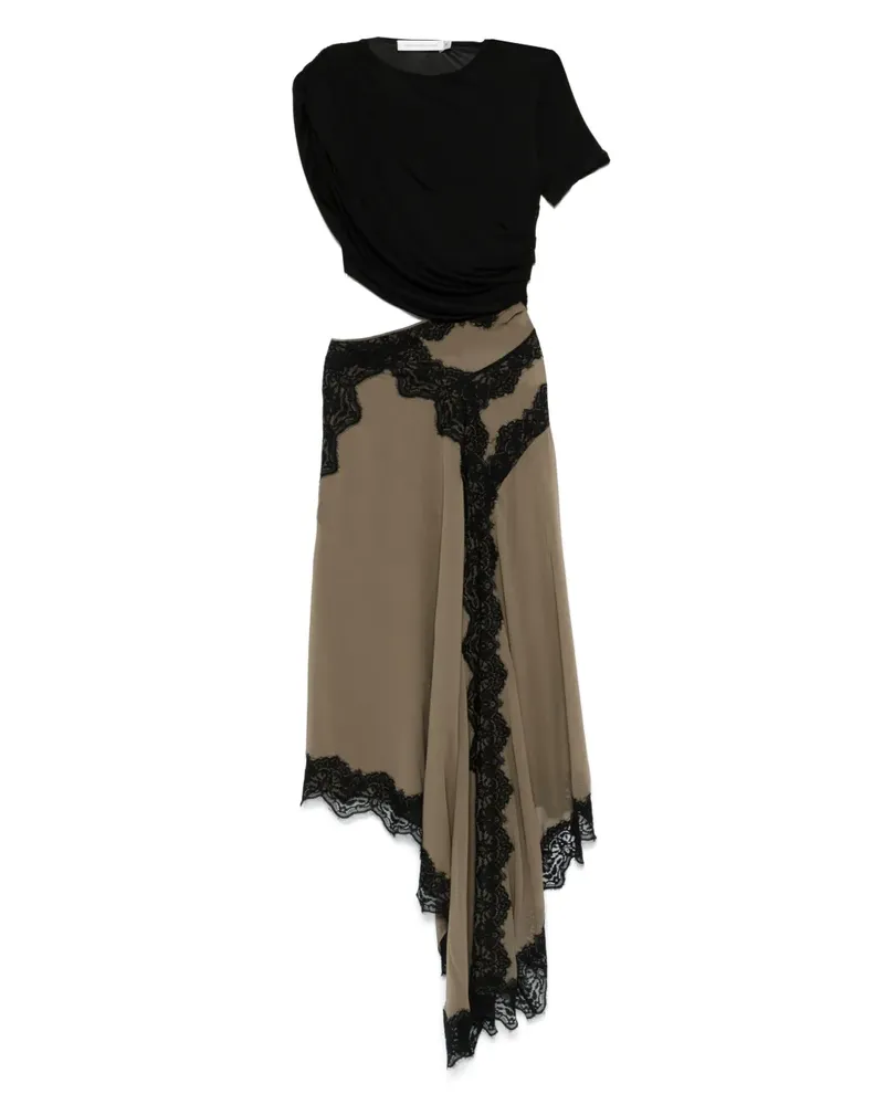 Christopher Esber Asymmetrisches Kleid - Grün Grün