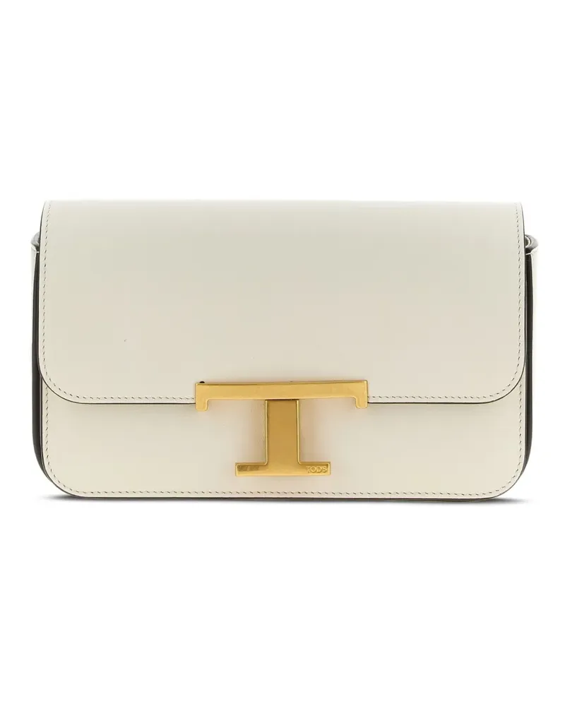 TOD'S Mini T-Timeless Umhängetasche mit Klappe - Nude Nude