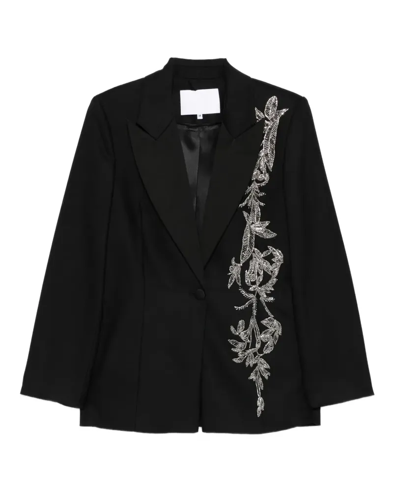 COSTARELLOS Verzierter Lesia Blazer - Schwarz Schwarz