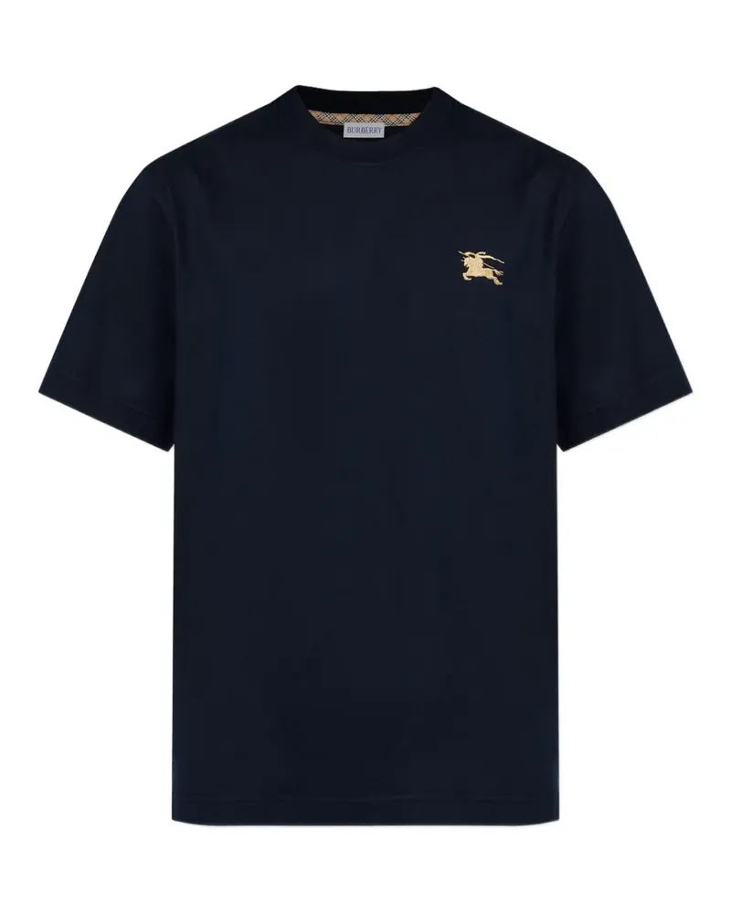 Burberry T-Shirt mit rundem Ausschnitt - Blau Blau