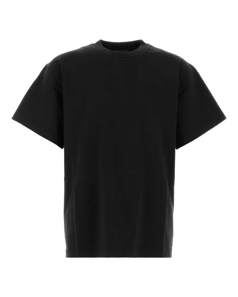 Prada triangle-logo T-shirt - Schwarz Schwarz