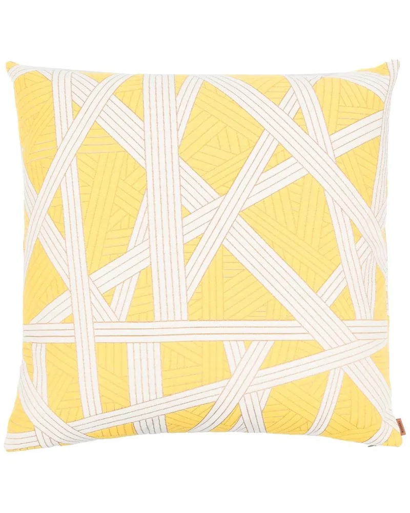 Missoni Home Gestricktes Kissen mit Print - Nude Nude