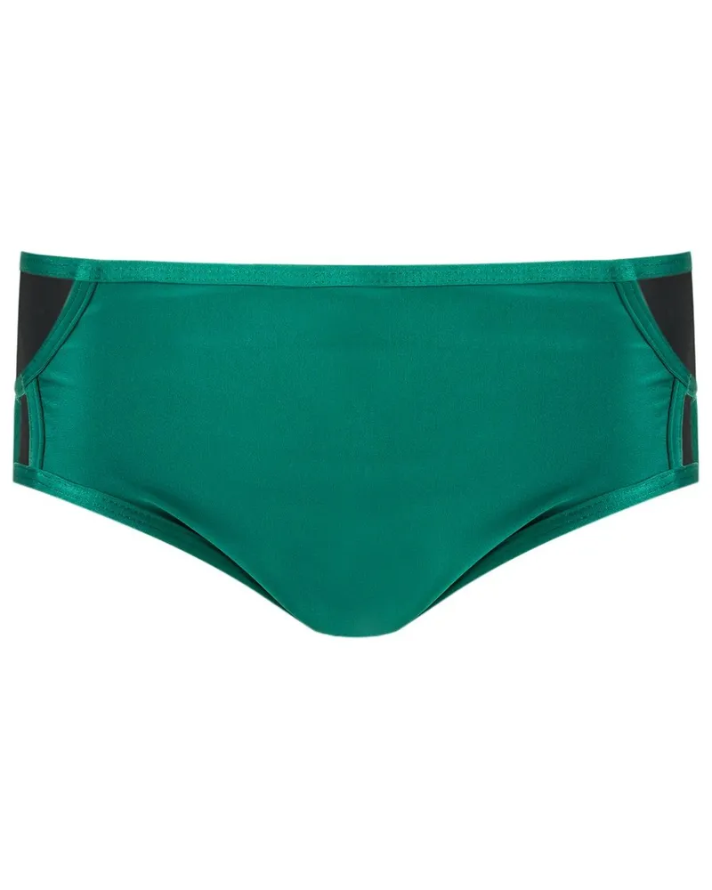 Amir Slama Badehose mit Cut-Outs - Grün Grün