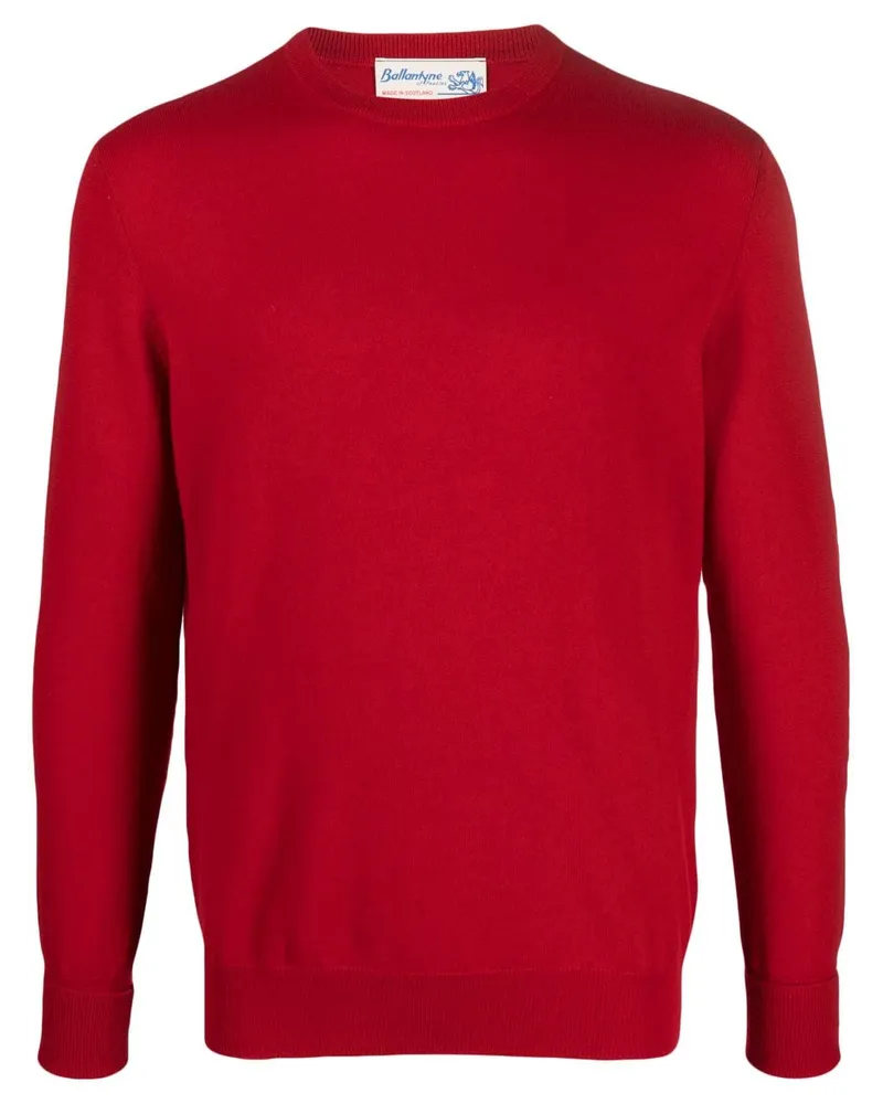 Ballantyne Pullover aus Kaschmir Rot