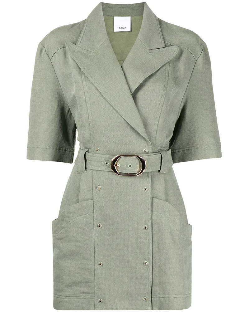 Acler Dunstan Kleid mit Gürtel - Grün Grün