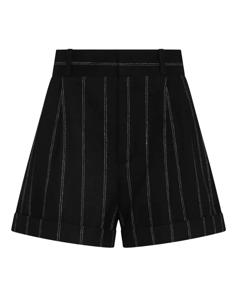 THE MANNEI Shorts aus Wolle - Schwarz Schwarz