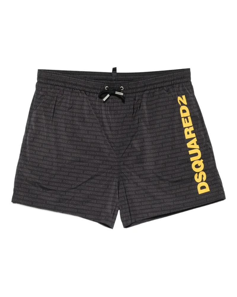 Dsquared2 logo drawstring boxers - Schwarz Schwarz